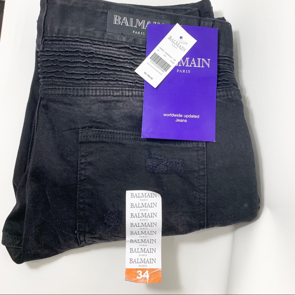 Balmain black jeans